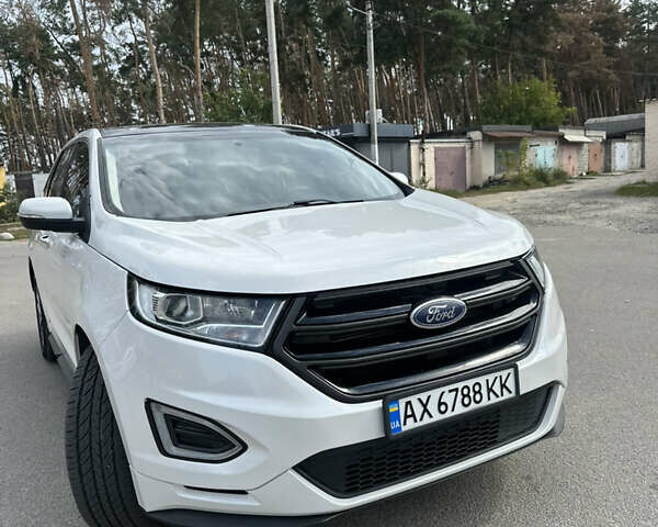 Белый Форд Эдж, объемом двигателя 3.5 л и пробегом 195 тыс. км за 15500 $, фото 1 на Automoto.ua