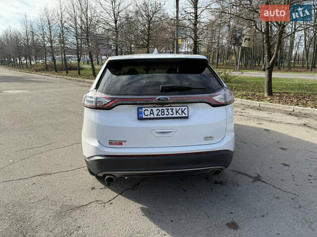 Белый Форд Эдж, объемом двигателя 2 л и пробегом 212 тыс. км за 14899 $, фото 5 на Automoto.ua