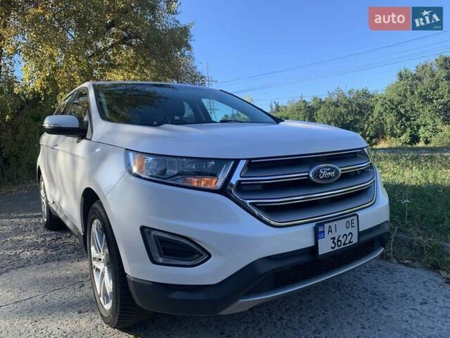 Белый Форд Эдж, объемом двигателя 2 л и пробегом 124 тыс. км за 19999 $, фото 1 на Automoto.ua