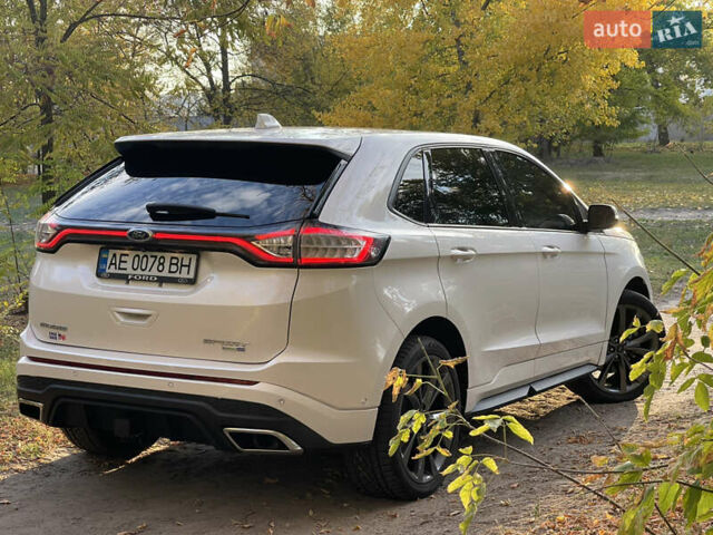 Форд Эдж 2018 в Днепре (Днепропетровске) на Automoto.ua Белый Форд Эдж, объемом двигателя 2.7 л и пробегом 70 тыс. км за 19900 $, фото 4 на Automoto.ua