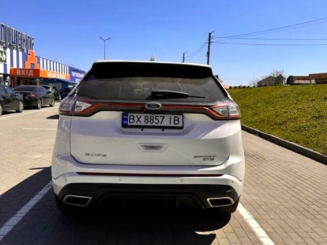 Форд Эдж 2018 в Шепетовке на Automoto.ua Белый Форд Эдж, объемом двигателя 2.7 л и пробегом 88 тыс. км за 19500 $, фото 2 на Automoto.ua