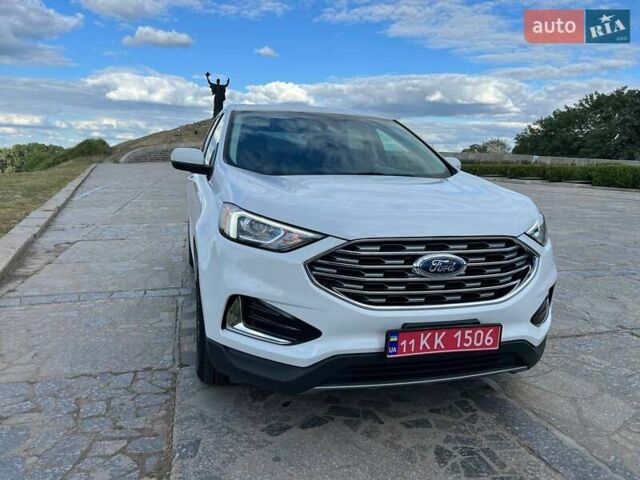 Белый Форд Эдж, объемом двигателя 2 л и пробегом 123 тыс. км за 20900 $, фото 1 на Automoto.ua