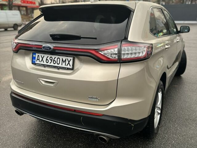 Бежевый Форд Эдж, объемом двигателя 2 л и пробегом 109 тыс. км за 16600 $, фото 4 на Automoto.ua