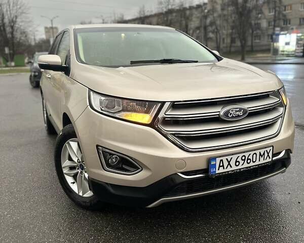 Бежевый Форд Эдж, объемом двигателя 2 л и пробегом 109 тыс. км за 16600 $, фото 1 на Automoto.ua