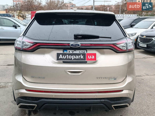 Бежевый Форд Эдж, объемом двигателя 2 л и пробегом 146 тыс. км за 19690 $, фото 8 на Automoto.ua