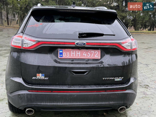 Черный Форд Эдж, объемом двигателя 2 л и пробегом 201 тыс. км за 13500 $, фото 10 на Automoto.ua