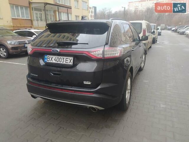 Черный Форд Эдж, объемом двигателя 2 л и пробегом 130 тыс. км за 14200 $, фото 10 на Automoto.ua