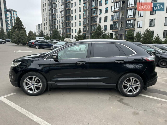 Черный Форд Эдж, объемом двигателя 2 л и пробегом 158 тыс. км за 20900 $, фото 7 на Automoto.ua