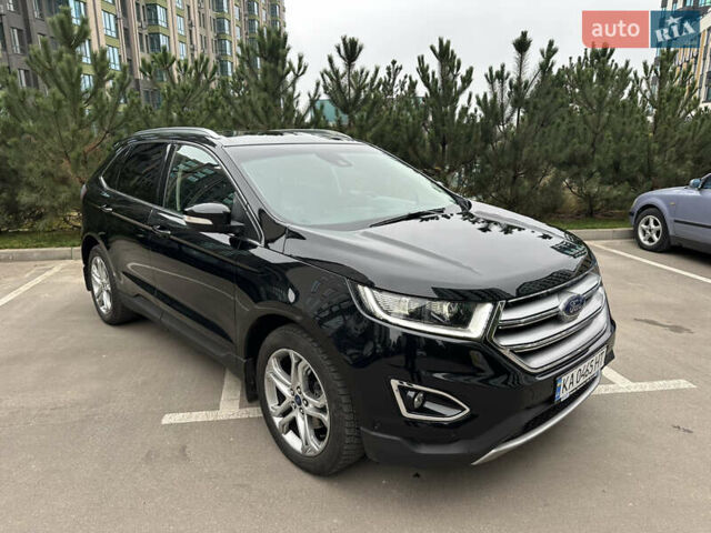 Черный Форд Эдж, объемом двигателя 2 л и пробегом 158 тыс. км за 20900 $, фото 2 на Automoto.ua