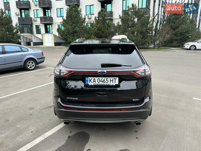 Черный Форд Эдж, объемом двигателя 2 л и пробегом 158 тыс. км за 20900 $, фото 5 на Automoto.ua