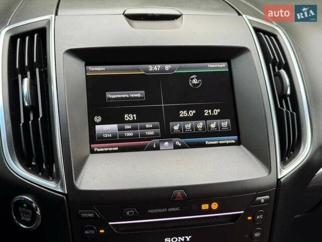 Чорний Форд Едж, об'ємом двигуна 2 л та пробігом 180 тис. км за 19900 $, фото 36 на Automoto.ua