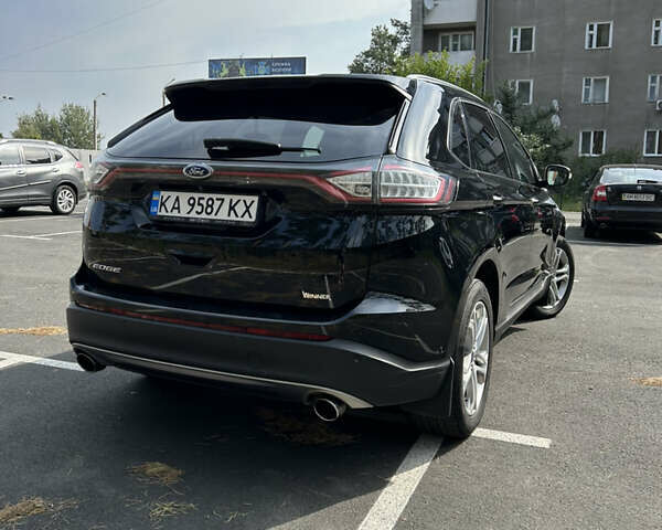 Черный Форд Эдж, объемом двигателя 2 л и пробегом 157 тыс. км за 19000 $, фото 4 на Automoto.ua