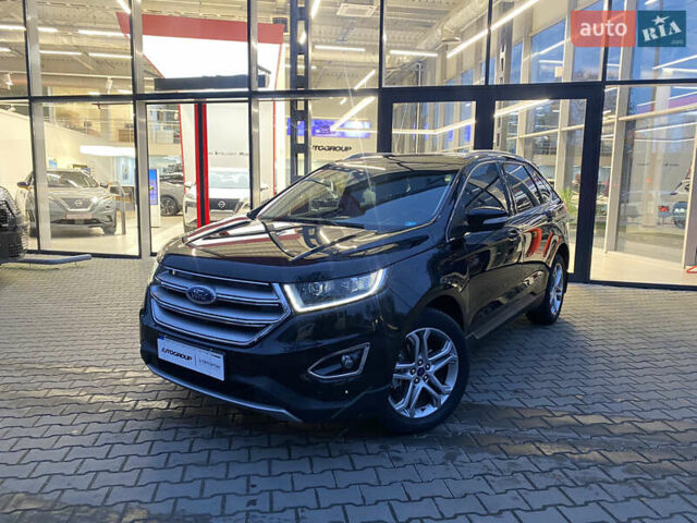 Черный Форд Эдж, объемом двигателя 2 л и пробегом 132 тыс. км за 18900 $, фото 1 на Automoto.ua