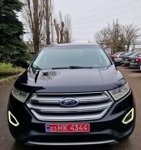 Черный Форд Эдж, объемом двигателя 2 л и пробегом 211 тыс. км за 14800 $, фото 1 на Automoto.ua