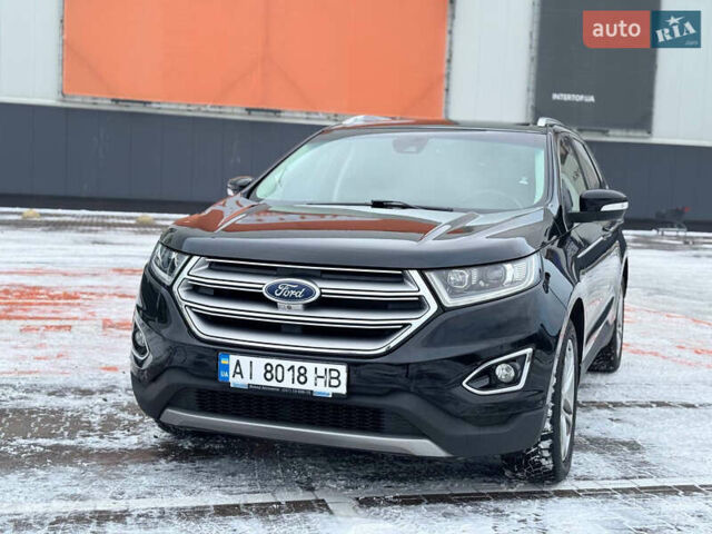 Черный Форд Эдж, объемом двигателя 2 л и пробегом 183 тыс. км за 18500 $, фото 5 на Automoto.ua