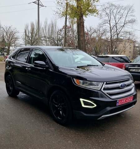 Черный Форд Эдж, объемом двигателя 2 л и пробегом 211 тыс. км за 14800 $, фото 2 на Automoto.ua