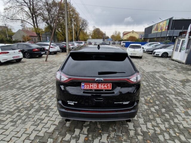 Черный Форд Эдж, объемом двигателя 2 л и пробегом 173 тыс. км за 16300 $, фото 7 на Automoto.ua