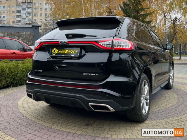 Черный Форд Эдж, объемом двигателя 2 л и пробегом 76 тыс. км за 21700 $, фото 6 на Automoto.ua