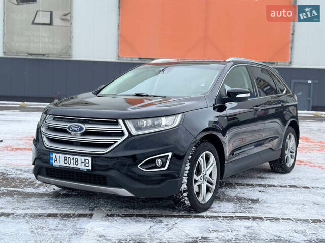 Черный Форд Эдж, объемом двигателя 2 л и пробегом 183 тыс. км за 18500 $, фото 4 на Automoto.ua