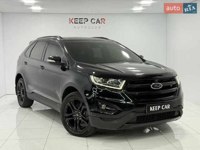 Черный Форд Эдж, объемом двигателя 2 л и пробегом 187 тыс. км за 18400 $, фото 1 на Automoto.ua