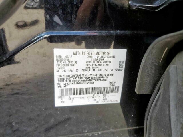 Черный Форд Эдж, объемом двигателя 0 л и пробегом 143 тыс. км за 4000 $, фото 11 на Automoto.ua