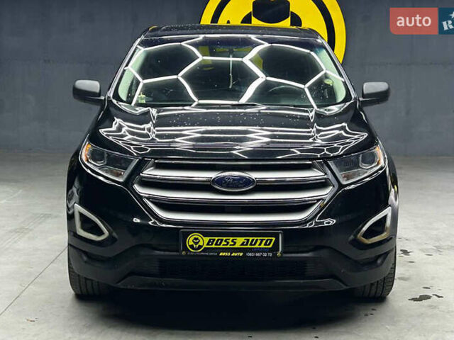 Черный Форд Эдж, объемом двигателя 2 л и пробегом 75 тыс. км за 13800 $, фото 1 на Automoto.ua