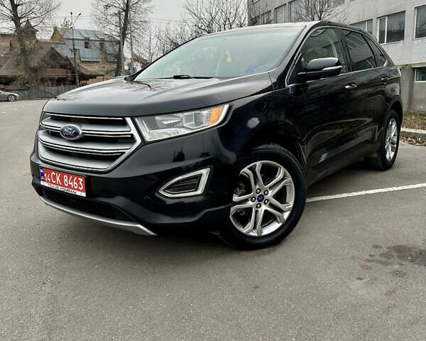 Черный Форд Эдж, объемом двигателя 2 л и пробегом 180 тыс. км за 13999 $, фото 4 на Automoto.ua