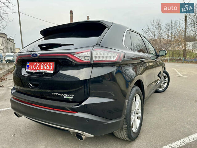 Черный Форд Эдж, объемом двигателя 2 л и пробегом 180 тыс. км за 13999 $, фото 12 на Automoto.ua