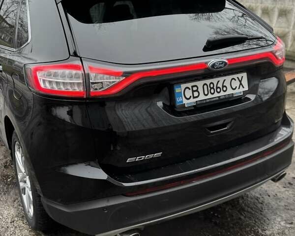 Чорний Форд Едж, об'ємом двигуна 2 л та пробігом 170 тис. км за 20500 $, фото 4 на Automoto.ua