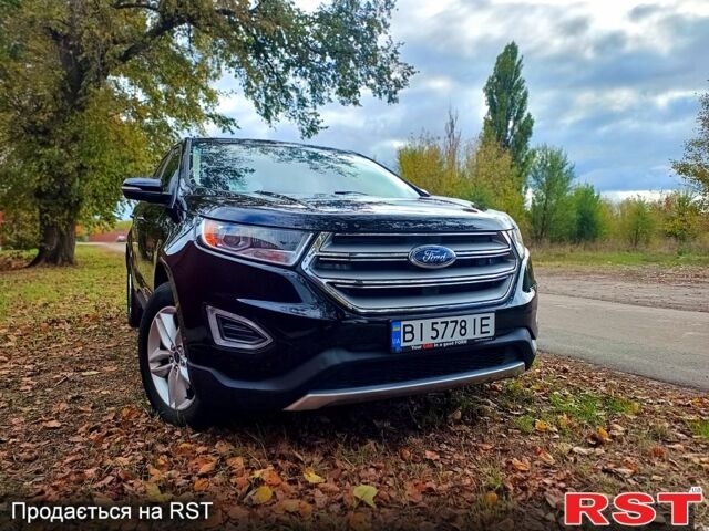 Черный Форд Эдж, объемом двигателя 2 л и пробегом 162 тыс. км за 15999 $, фото 1 на Automoto.ua