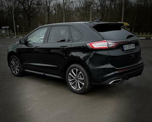 Черный Форд Эдж, объемом двигателя 2 л и пробегом 133 тыс. км за 21300 $, фото 11 на Automoto.ua