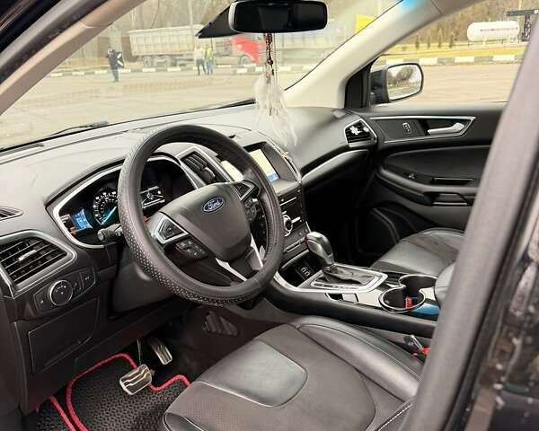 Черный Форд Эдж, объемом двигателя 2 л и пробегом 133 тыс. км за 21300 $, фото 23 на Automoto.ua