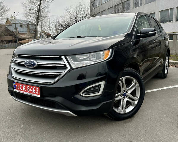 Черный Форд Эдж, объемом двигателя 2 л и пробегом 180 тыс. км за 13999 $, фото 3 на Automoto.ua