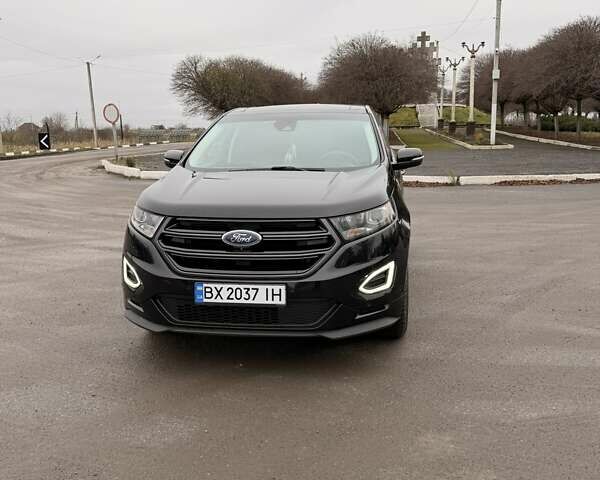 Черный Форд Эдж, объемом двигателя 2 л и пробегом 133 тыс. км за 21300 $, фото 17 на Automoto.ua