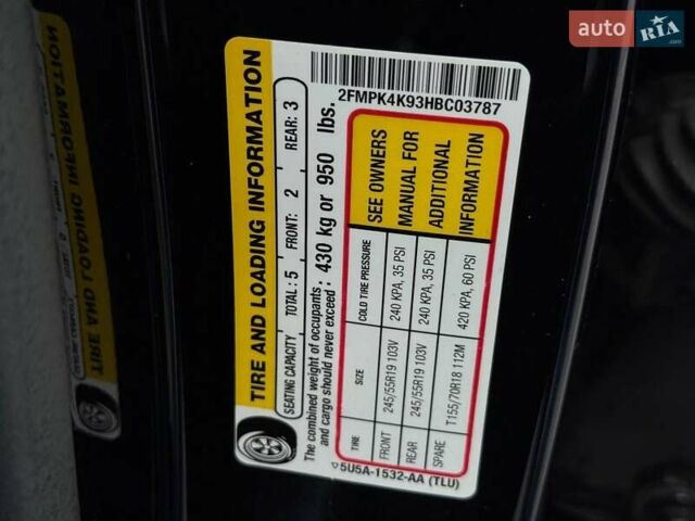 Чорний Форд Едж, об'ємом двигуна 2 л та пробігом 179 тис. км за 16500 $, фото 53 на Automoto.ua
