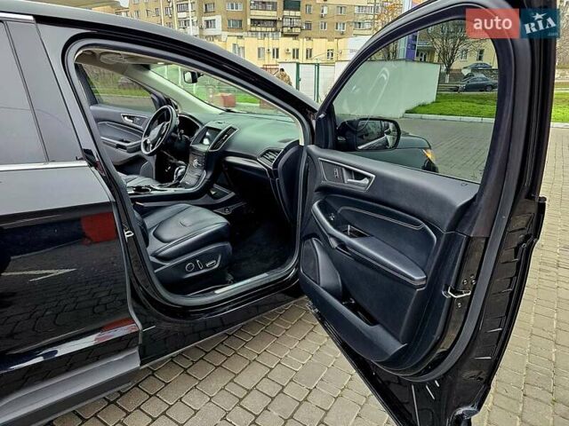 Черный Форд Эдж, объемом двигателя 2 л и пробегом 136 тыс. км за 19700 $, фото 17 на Automoto.ua