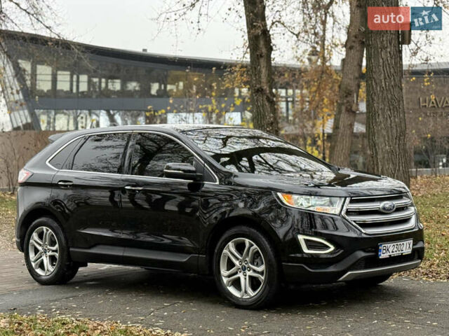 Черный Форд Эдж, объемом двигателя 2 л и пробегом 168 тыс. км за 14700 $, фото 14 на Automoto.ua