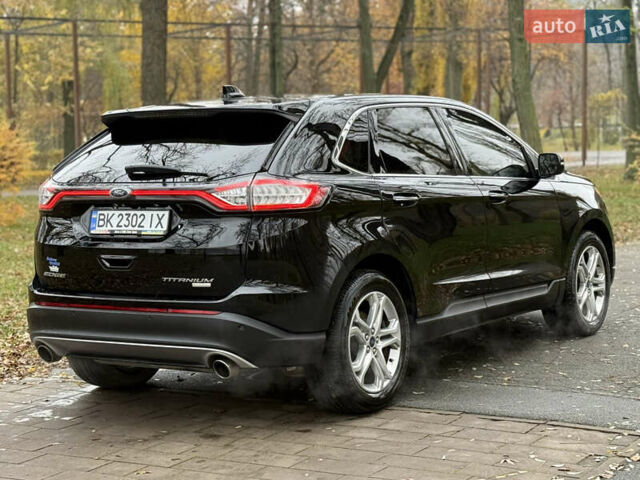 Черный Форд Эдж, объемом двигателя 2 л и пробегом 168 тыс. км за 14700 $, фото 7 на Automoto.ua