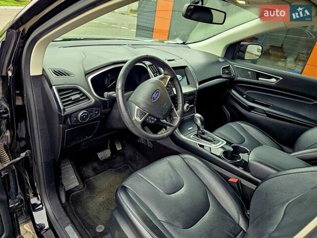 Черный Форд Эдж, объемом двигателя 2 л и пробегом 136 тыс. км за 19700 $, фото 14 на Automoto.ua