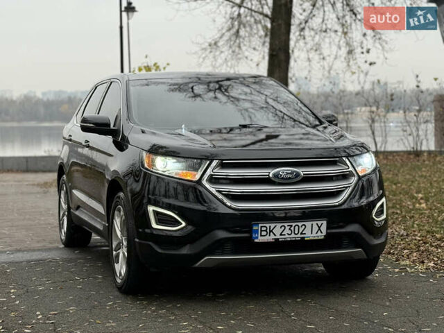 Черный Форд Эдж, объемом двигателя 2 л и пробегом 168 тыс. км за 14700 $, фото 11 на Automoto.ua