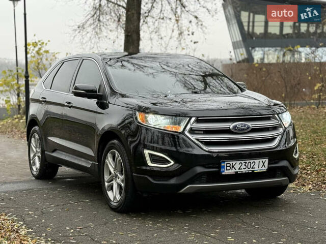 Черный Форд Эдж, объемом двигателя 2 л и пробегом 168 тыс. км за 14700 $, фото 12 на Automoto.ua