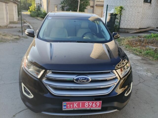 Черный Форд Эдж, объемом двигателя 2 л и пробегом 284 тыс. км за 14100 $, фото 2 на Automoto.ua