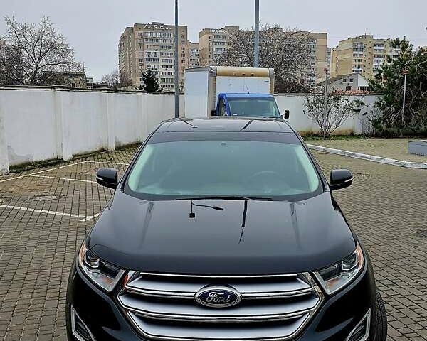 Черный Форд Эдж, объемом двигателя 2 л и пробегом 136 тыс. км за 19700 $, фото 7 на Automoto.ua