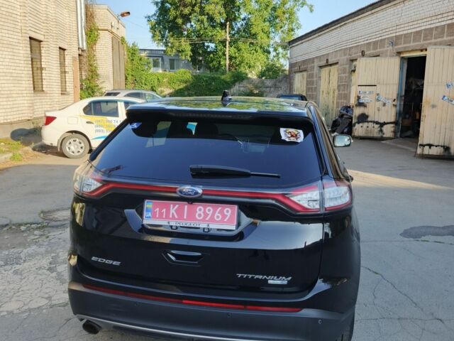 Черный Форд Эдж, объемом двигателя 2 л и пробегом 284 тыс. км за 14100 $, фото 5 на Automoto.ua