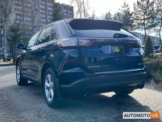Черный Форд Эдж, объемом двигателя 2 л и пробегом 133 тыс. км за 17600 $, фото 4 на Automoto.ua