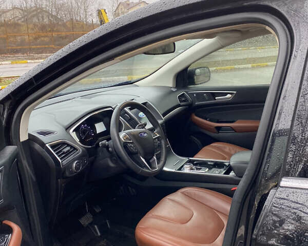 Черный Форд Эдж, объемом двигателя 2 л и пробегом 128 тыс. км за 18499 $, фото 4 на Automoto.ua