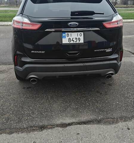 Черный Форд Эдж, объемом двигателя 2 л и пробегом 80 тыс. км за 19999 $, фото 11 на Automoto.ua