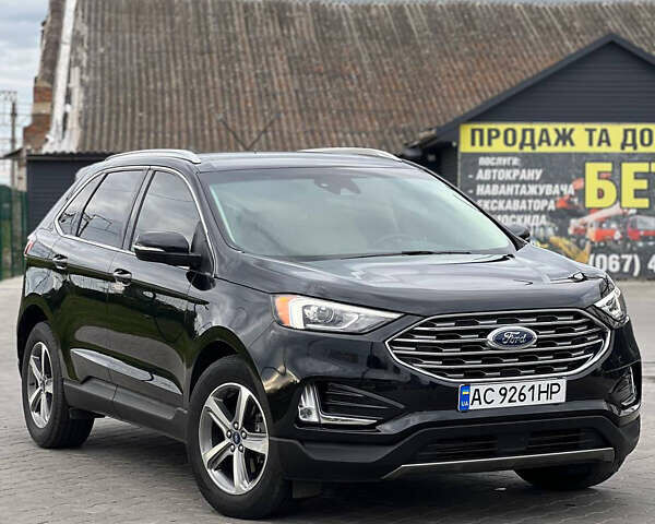 Черный Форд Эдж, объемом двигателя 2 л и пробегом 105 тыс. км за 17100 $, фото 1 на Automoto.ua