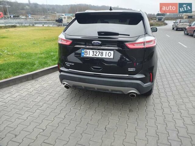 Черный Форд Эдж, объемом двигателя 2 л и пробегом 122 тыс. км за 16700 $, фото 13 на Automoto.ua