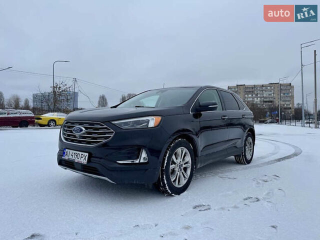 Черный Форд Эдж, объемом двигателя 2 л и пробегом 151 тыс. км за 12500 $, фото 1 на Automoto.ua